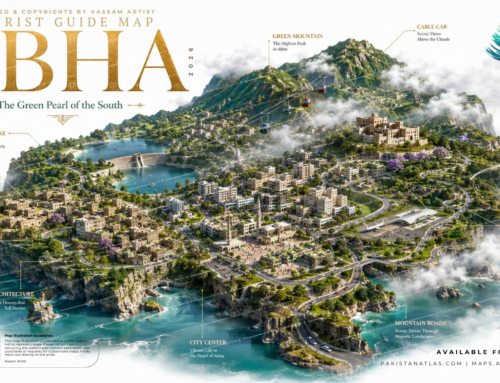 Abha City Tourist Map