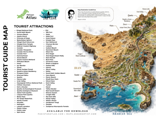 Balochistan Tourist Map