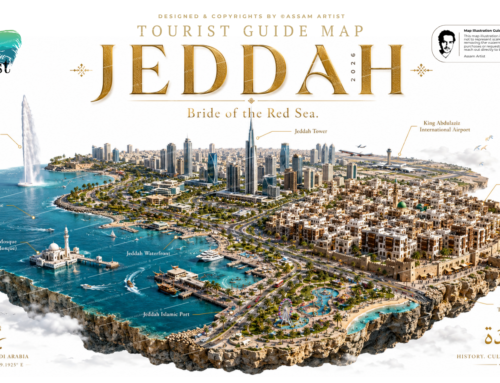Jeddah Tourist Guide Map